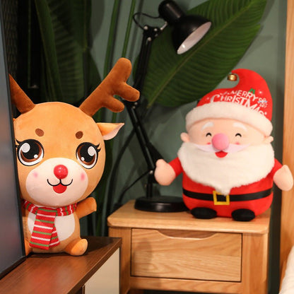 Christmas Santa Claus Reindeer Xmas Plush Toys - TOY-PLU-36001 - Yangzhou jiongku - 42shops