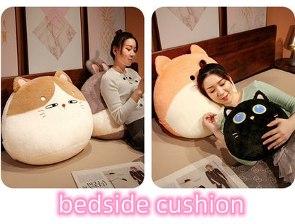 Chubby Cat Fox Bunny Plush Toys Cushions - TOY-PLU-56709 - Yangzhou kaka - 42shops