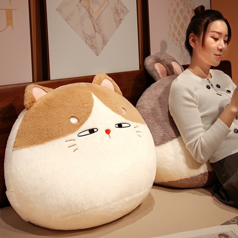 Chubby Cat Fox Bunny Plush Toys Cushions - TOY-PLU-56701 - Yangzhou kaka - 42shops