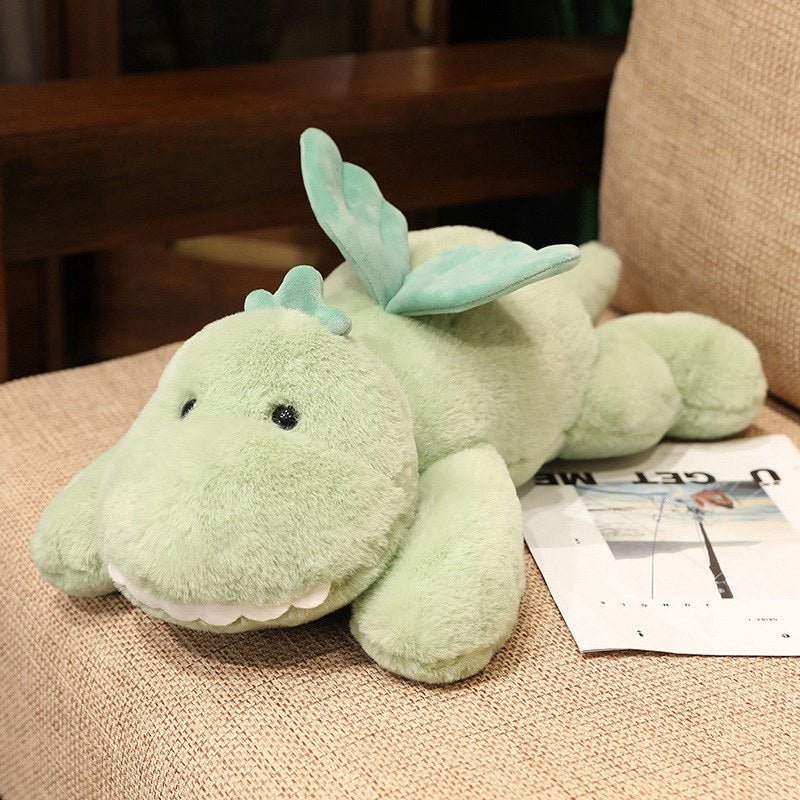 Chubby Green Dinosaur Plush Stuffed Animal - TOY-PLU-68303 - Yangzhoumuka - 42shops
