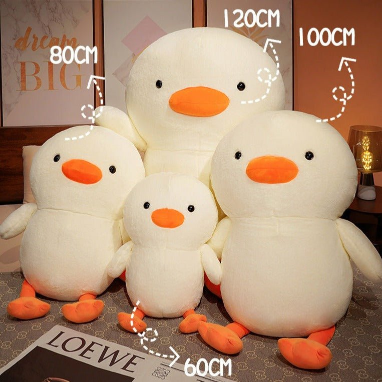 Chubby White Duck Plush Toy Body Pillows