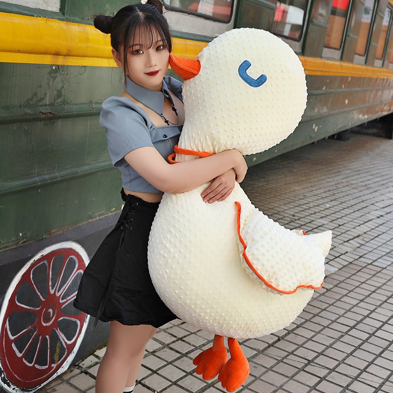 Chubby White Duck Plushie Body Pillows - TOY-PLU-58101 - Yangzhou burongfang - 42shops
