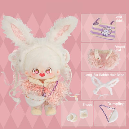 Colorful Cotton Bunny Doll with Musical Doll Dress 18604:419777