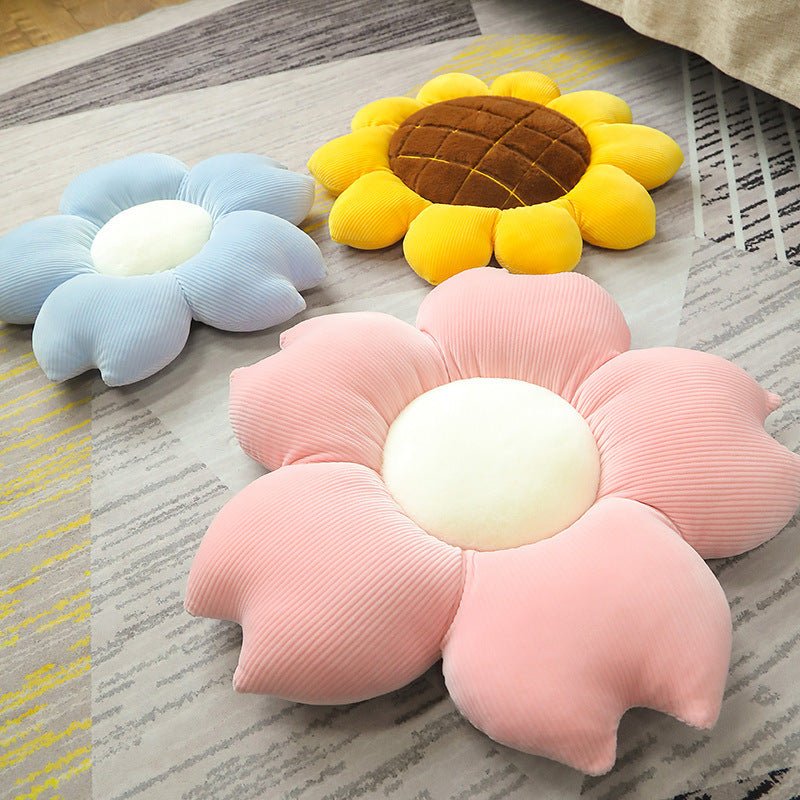 Colorful Daisy Flower Plush Cushion - TOY-PLU-67601 - Yangzhoukeshibei - 42shops