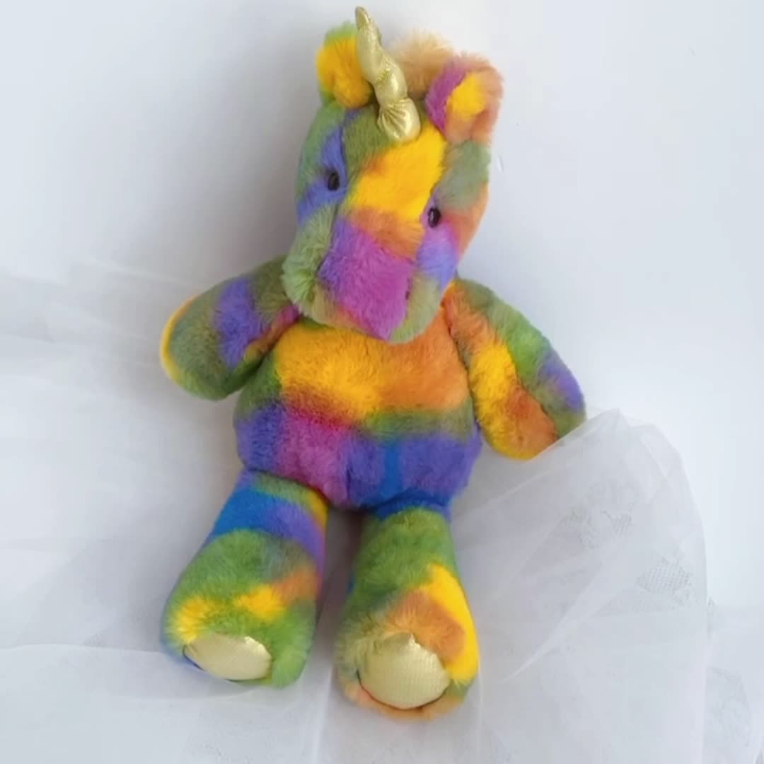 Colorful Unicorn Plush Stuffed Animal Toy - TOY-PLU-93901 - Weifangqingdegongyi - 42shops