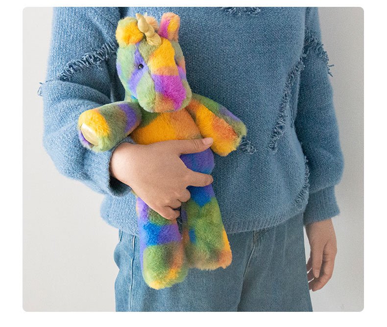 Colorful Unicorn Plush Stuffed Animal Toy - TOY-PLU-93901 - Weifangqingdegongyi - 42shops