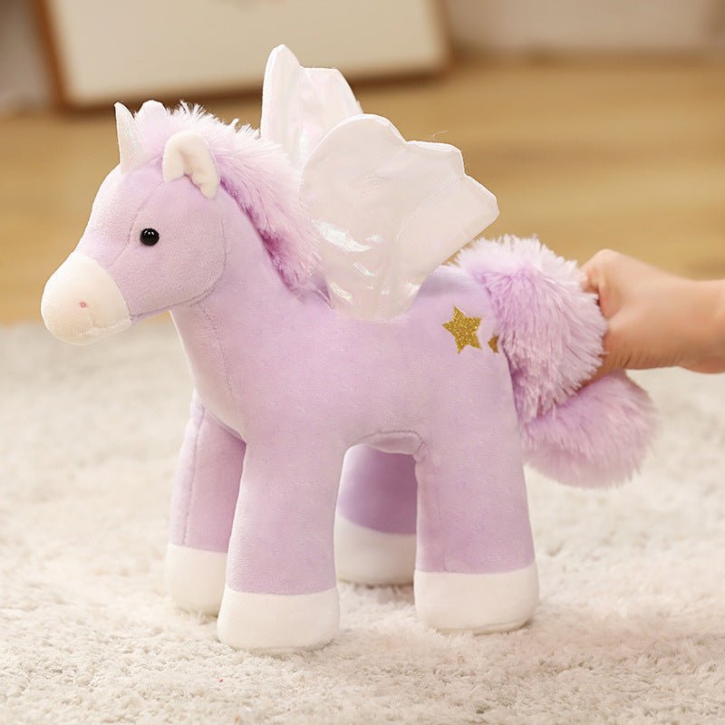 Unicorn with wings stuffed animal deals