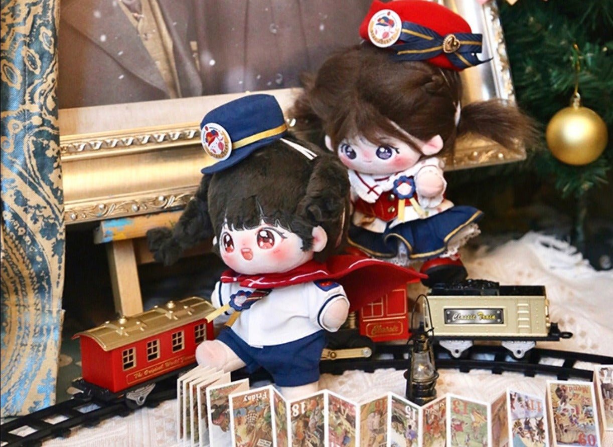Conductor Steward Blue Suit Doll Clothes - TOY-PLU-83201 - Strawberry universe - 42shops
