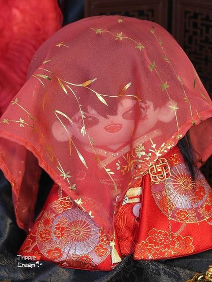 Cotton Doll Ancient Wedding Doll Clothes Set - TOY-ACC-76701 - TrippleCream - 42shops
