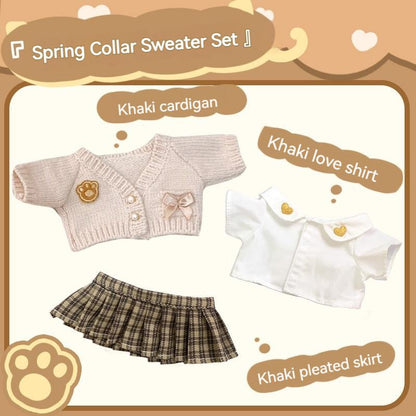 Cotton Doll Clothes Spring Anthem JK Skirt Shirt Sweater Knitwear 7254:331257