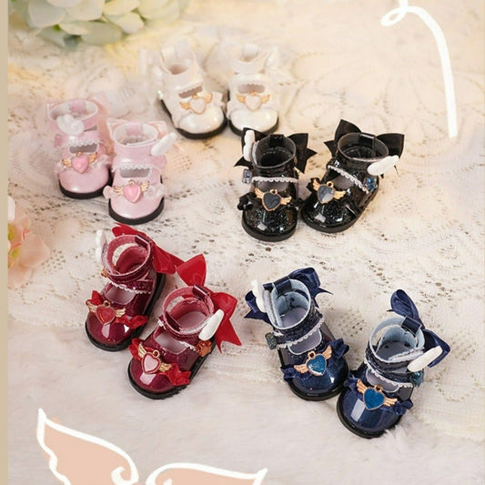Cotton Doll Shoes Accessories Angel Cute 4-Part BJD Shoes 20084:528587