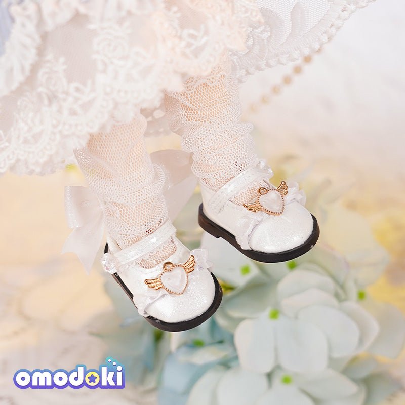 Cotton Doll Shoes Accessories Angel Cute 4-Part BJD Shoes 20084:528595