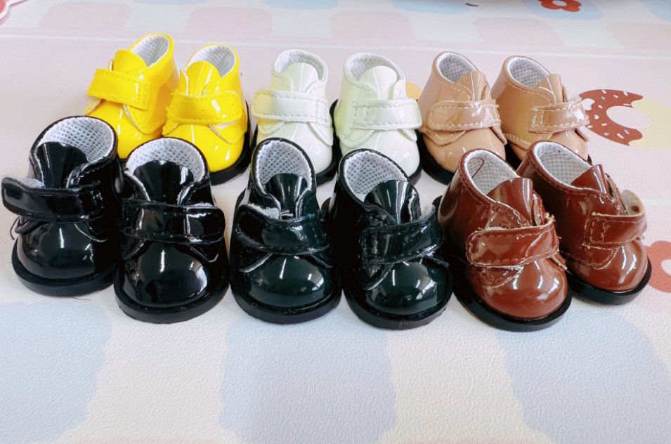 Cotton Doll Shoes Magic Sticker Small Leather Shoes - TOY-ACC-63901 - Guoguoyinghua - 42shops