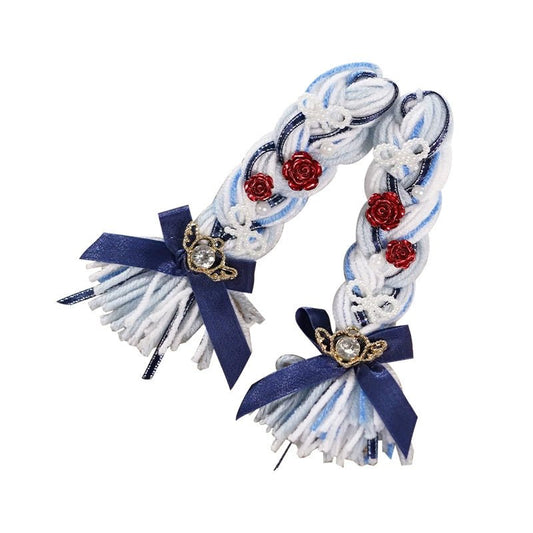 Cotton Dolls Accessories Wigs Knit Braid Multicolor 31934:455217