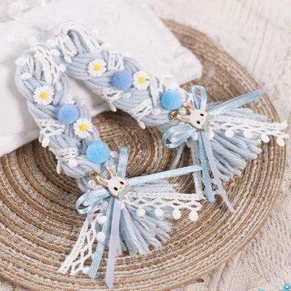 Cotton Dolls Accessories Wigs Knit Braid Multicolor 31934:455245