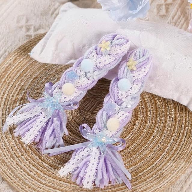 Cotton Dolls Accessories Wigs Knit Braid Multicolor - COS-WI-15206 - omodoki - 42shops