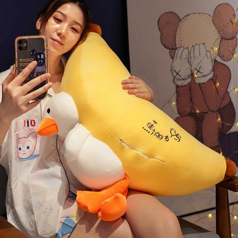 Creative Banana Duck Plush Toy - TOY-PLU-66504 - Yangzhoumengzhe - 42shops