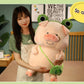 Creative Frog and Bunny Ears Pig Plush Toy - TOY-PLU-88404 - Yangzhoumeixuan - 42shops