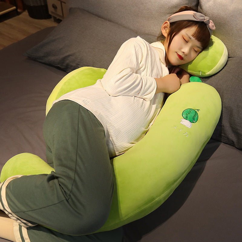 Creative Fruit Pattern J-Shaped Soft Plush Body Pillow - TOY-PLU-45001 - Yangzhoukeshibei - 42shops