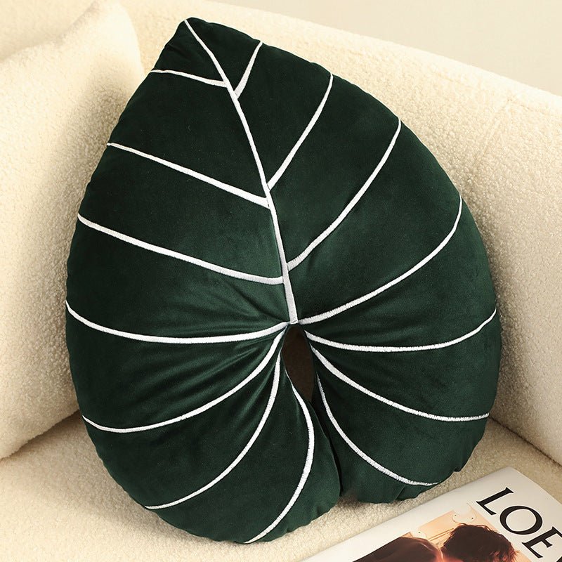 Creative Green Leaf Plush Pillow Cushions - TOY-PLU-43301 - Yangzhoukeshibei - 42shops