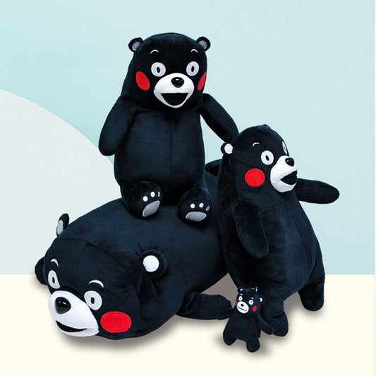 Creative Kumamoto Black Bear Doll Plush Toy   