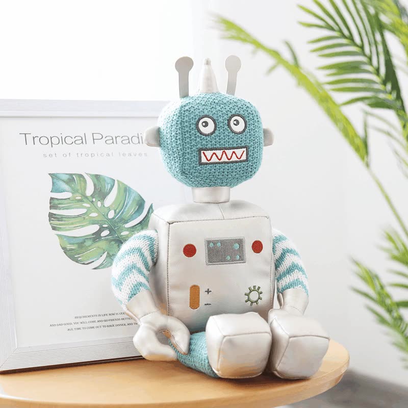 Stuffed deals robot toy