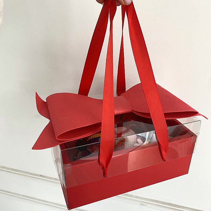 Crochet Doll Clown Red Gift Box With Bow - TOY-PLU-47501 - Yiwuhuazhen - 42shops
