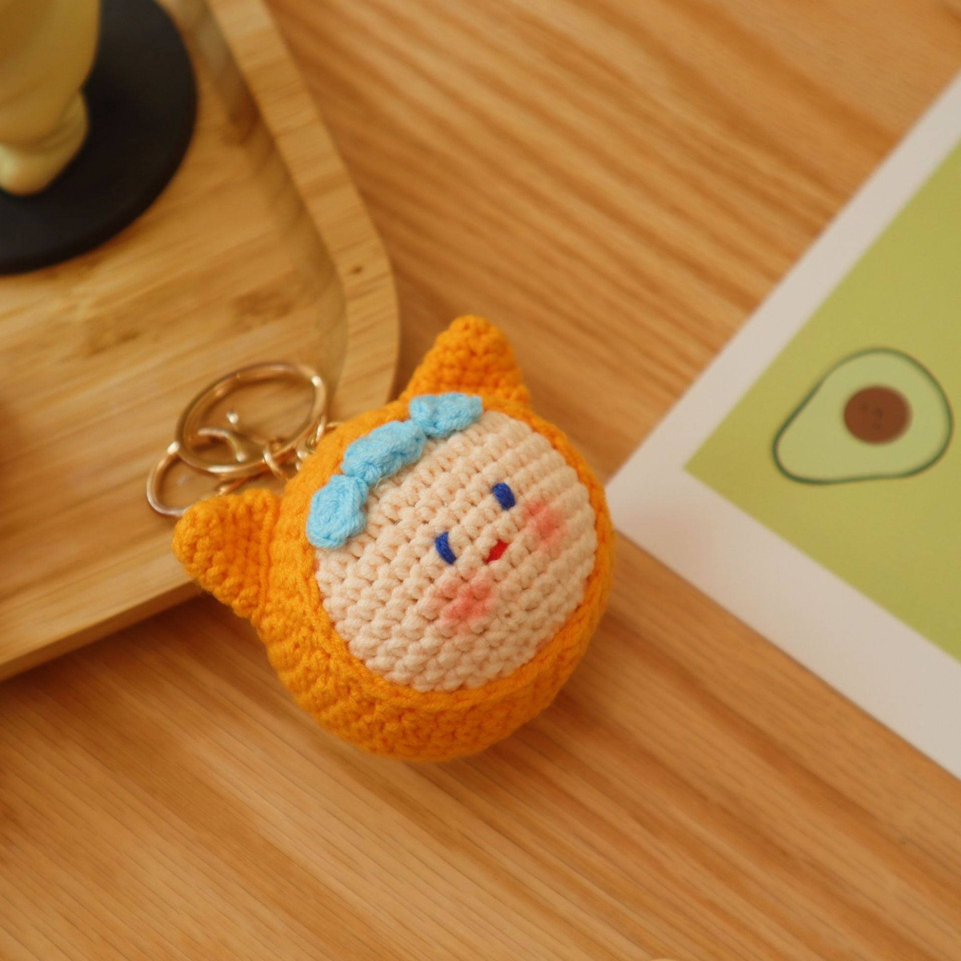 How to Crochet small coin purse keychain - YouTube