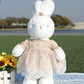 Cuddly Bunny Plush Bedding Plush Toys mousse rabbit pastoral style for female 43 cm 