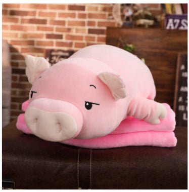 Cuddly Stuffed Animal Pigs Sleeping Pillow pink(awake) 40 cm/15.7 inches 