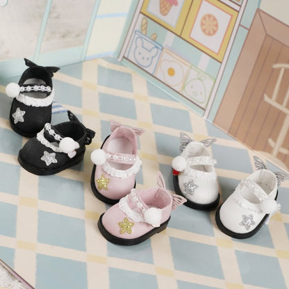 Cute 20cm Cotton Doll Shoes Bow Leather - TOY-ACC-24001 - omodoki - 42shops