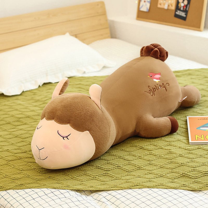 Cute Alpaca Plush Stuffed Animal Pillow Multicolor - TOY-PLU-85107 - Yangzhoumeixuan - 42shops