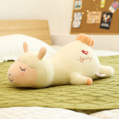 Cute Alpaca Plush Stuffed Animal Pillow Multicolor - TOY-PLU-85104 - Yangzhoumeixuan - 42shops