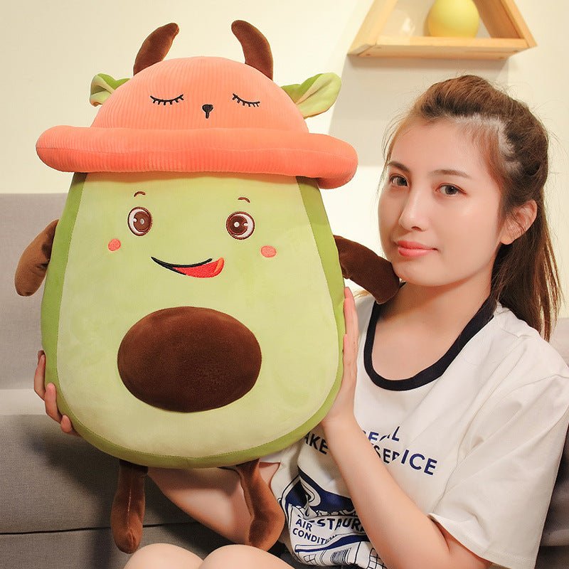Cute Avocado Plush Toy Doll With Hat - TOY-PLU-41016 - Yangzhou mengzhe - 42shops