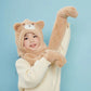 Cute Bear Thickened Hat Gloves Scarf Set For Children   