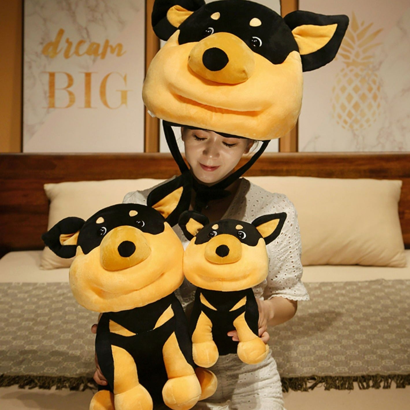 Cute Bee Dog Plush Toy - TOY-PLU-62202 - mdhqingtian - 42shops
