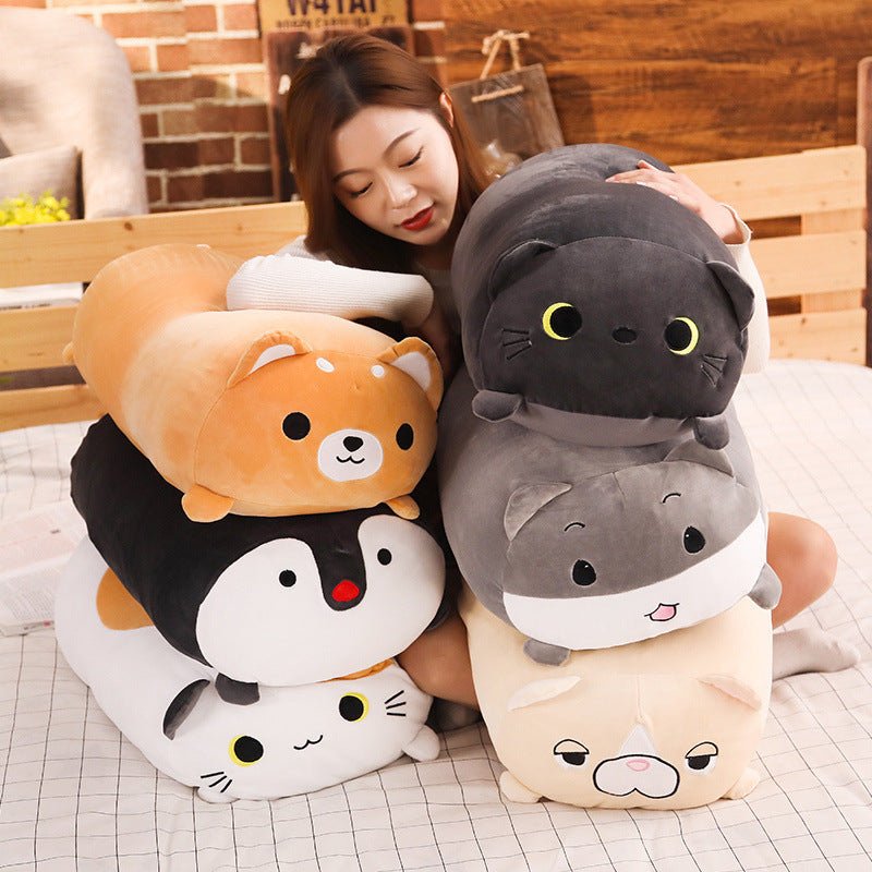 Cute Black Cat Plush Toys Body Pillows - TOY-PLU-37401 - Yangzhou dalaofei - 42shops