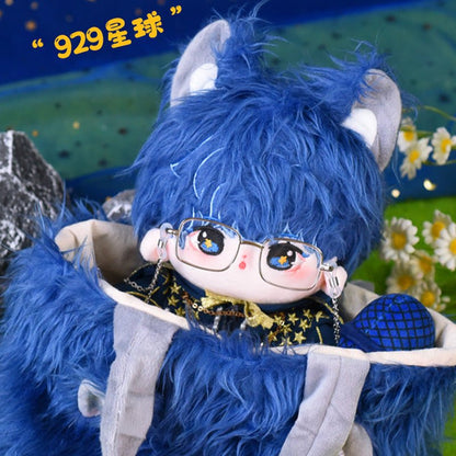 Cute Blue Hair Brown Hair Cottton Doll 20cm 20494:625361