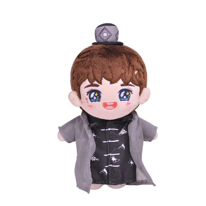 Cute Blue Hair Brown Hair Cottton Doll 20cm 20494:625359