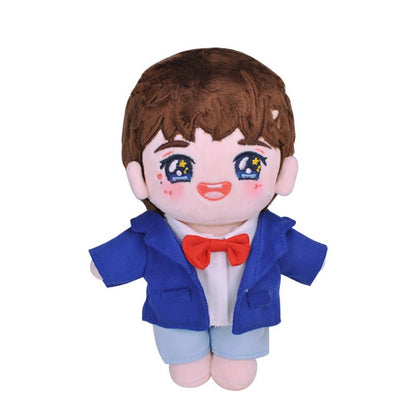 Cute Blue Hair Brown Hair Cottton Doll 20cm 20494:625341