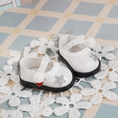 Cute Bow Leather Shoes Cotton Doll Accessories 8360:455665