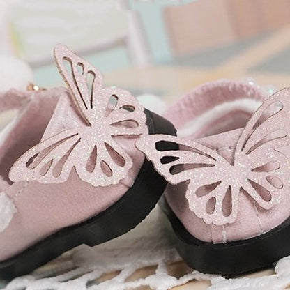 Cute Bow Leather Shoes Cotton Doll Accessories 8360:455659