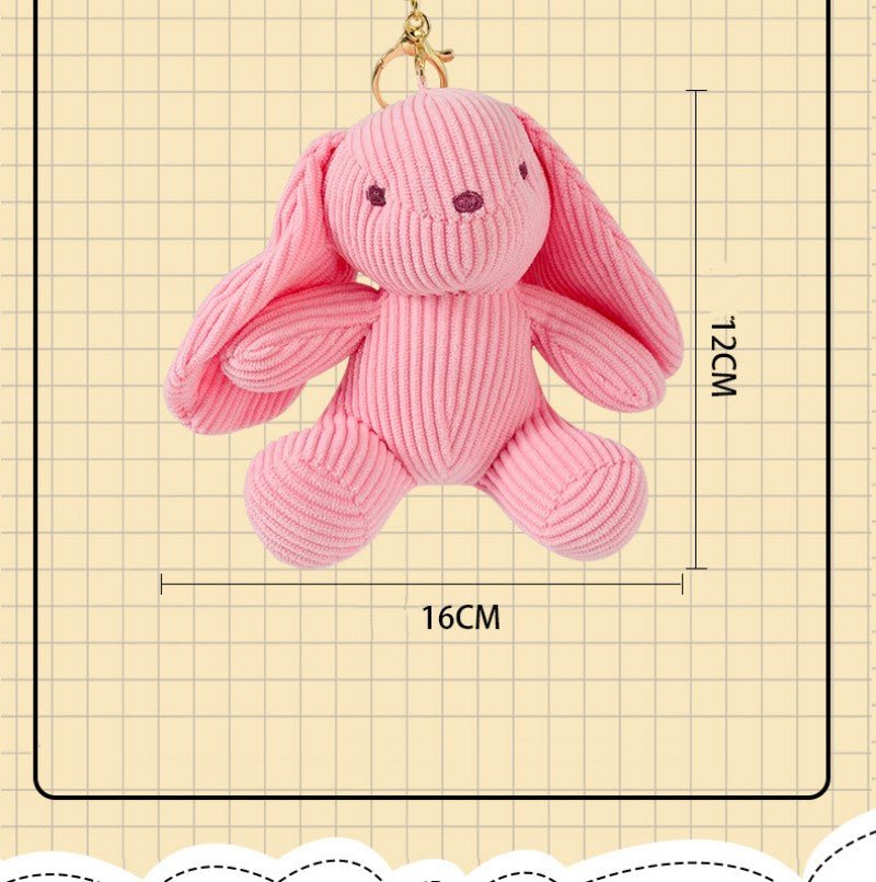 Cute Bunny Plush Keychain Rabbit Stuffed Toy - TOY-PLU-63104 - Yiwumanmiao - 42shops