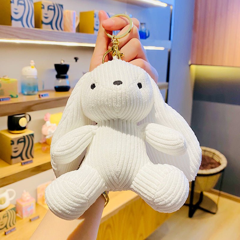 Cute Bunny Plush Keychain Rabbit Stuffed Toy - TOY-PLU-63101 - Yiwumanmiao - 42shops