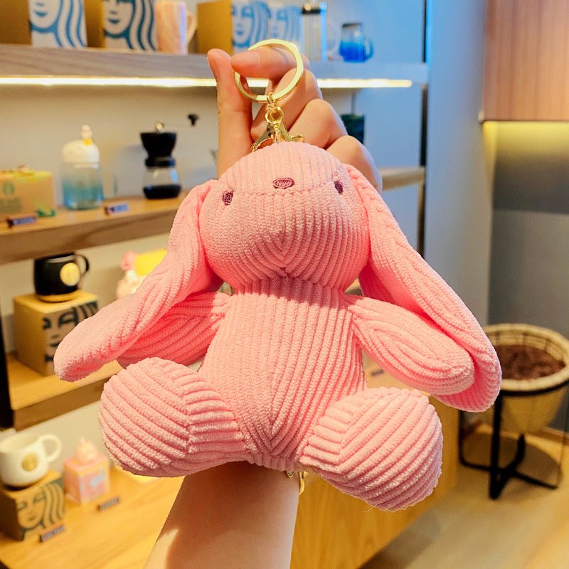 Cute Bunny Plush Keychain Rabbit Stuffed Toy - TOY-PLU-63102 - Yiwumanmiao - 42shops
