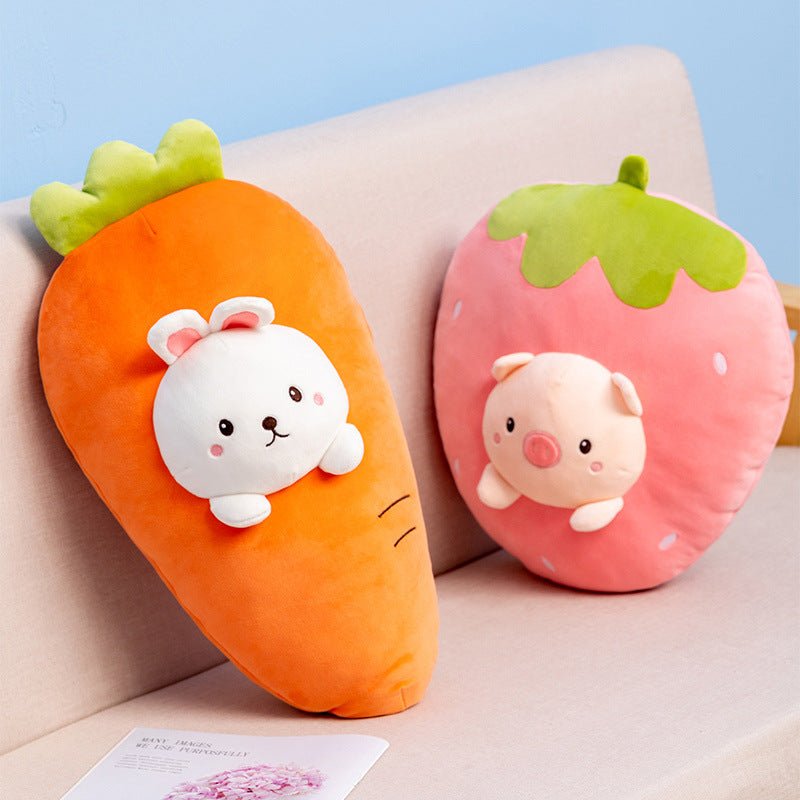 Cute Cartoon Animals Plushie In Fruit Costumes - TOY-PLU-51101 - Yangzhoujiongku - 42shops