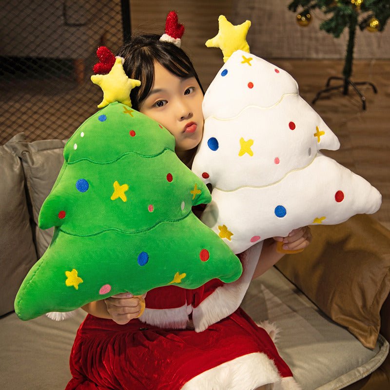 Cute Cartoon Christmas Tree Plush Pillow Toy - TOY-PLU-66701 - Yangzhoujiongku - 42shops