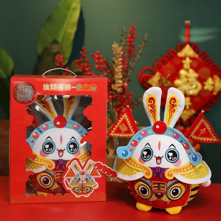 Cute Chinese Style Bunny Plush Toy - TOY-PLU-50801 - Yangzhoujiongku - 42shops