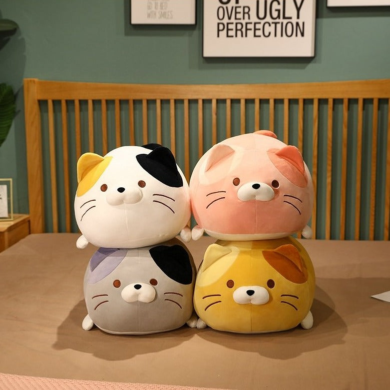 Cute Chubby Stuffed Cat Plush Toy   