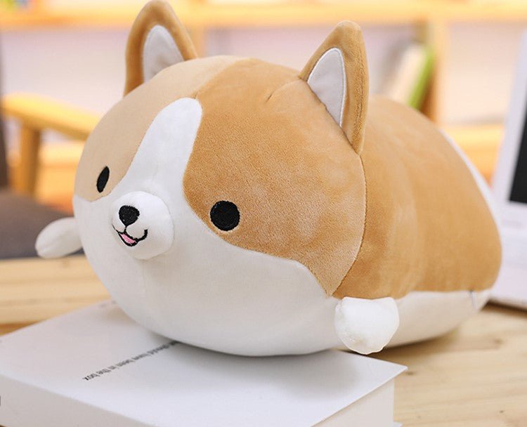 Cute Corgi Dog Plush Toys Pillows - TOY-PLU-37204 - Hanjing youyoujingcao - 42shops